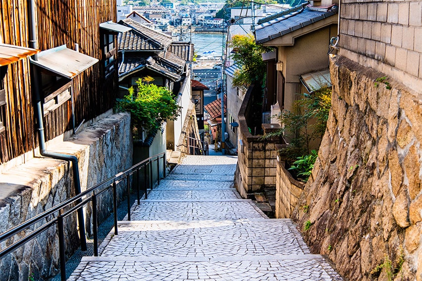尾道の坂道