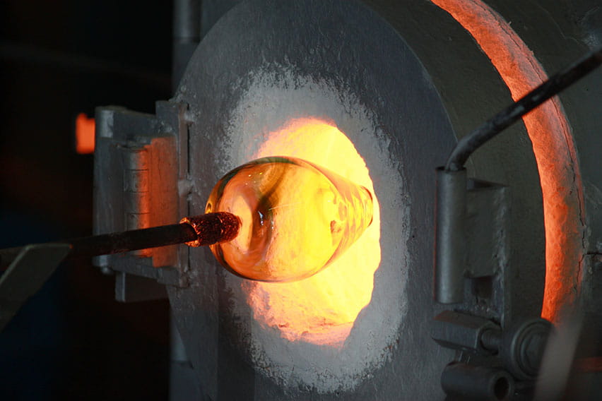 吹きガラス体験