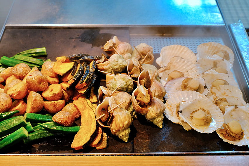 札幌：ホタテ焼き