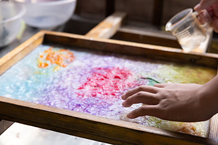 和紙づくり体験