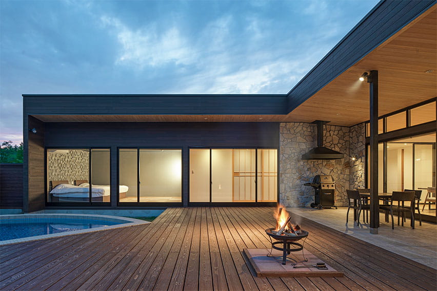 河口湖：Private Villa Glamping Lake Yamanaka