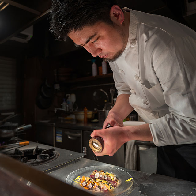 プライベートシェフの特別ディナー