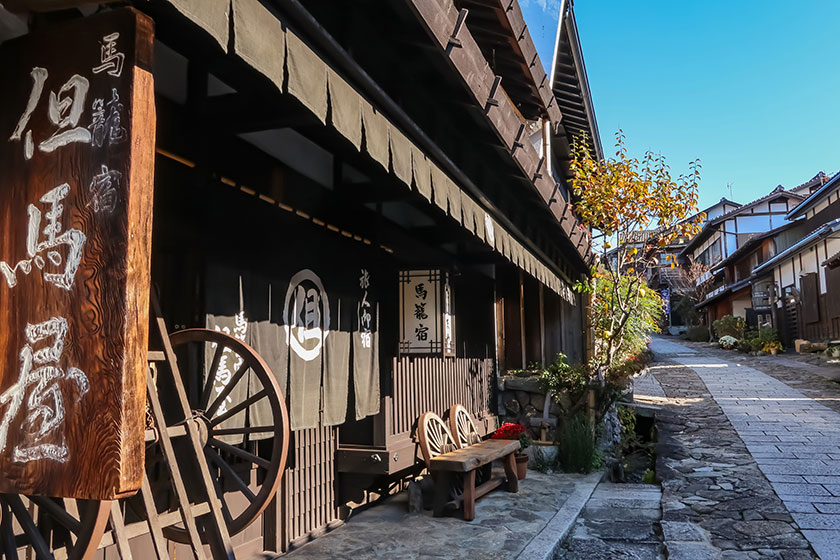 河口湖→<br>木曽渓谷周遊