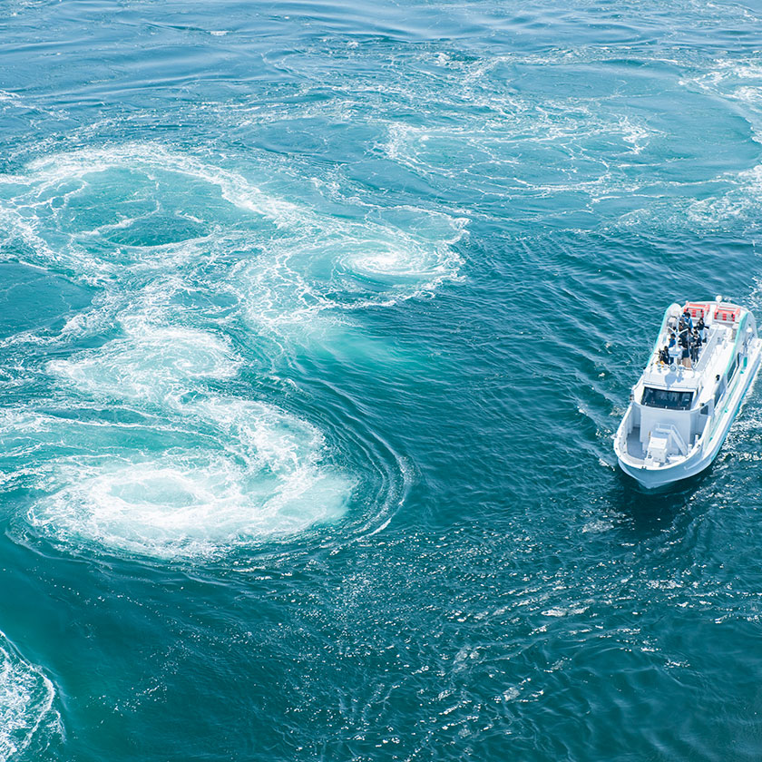 淡路→<br>鳴門（1時間）→<br>徳島（40分）