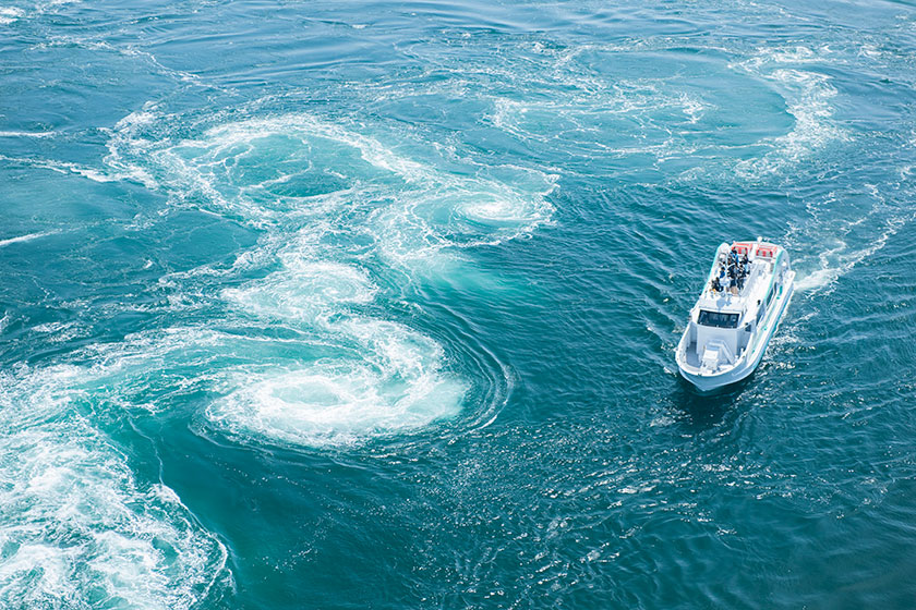 淡路→<br>鳴門（1時間）→<br>徳島（40分）