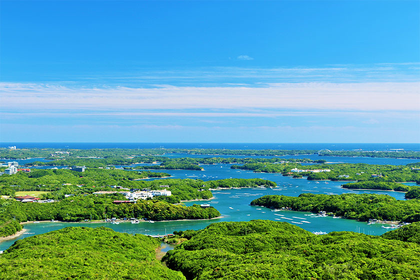 伊勢→<br>志摩（車で1時間）