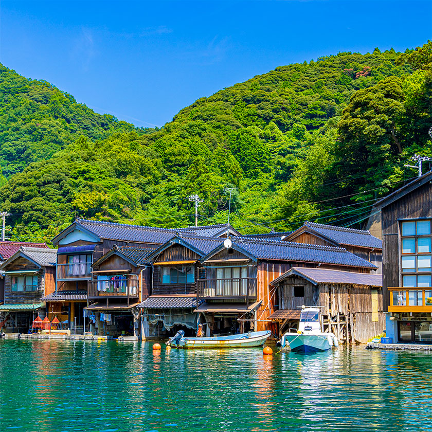 天橋立→<br>伊根（30分）<br> 
伊根→<br>綾部（1時間30分）<br>
綾部​​→<br>京都（1時間30分）