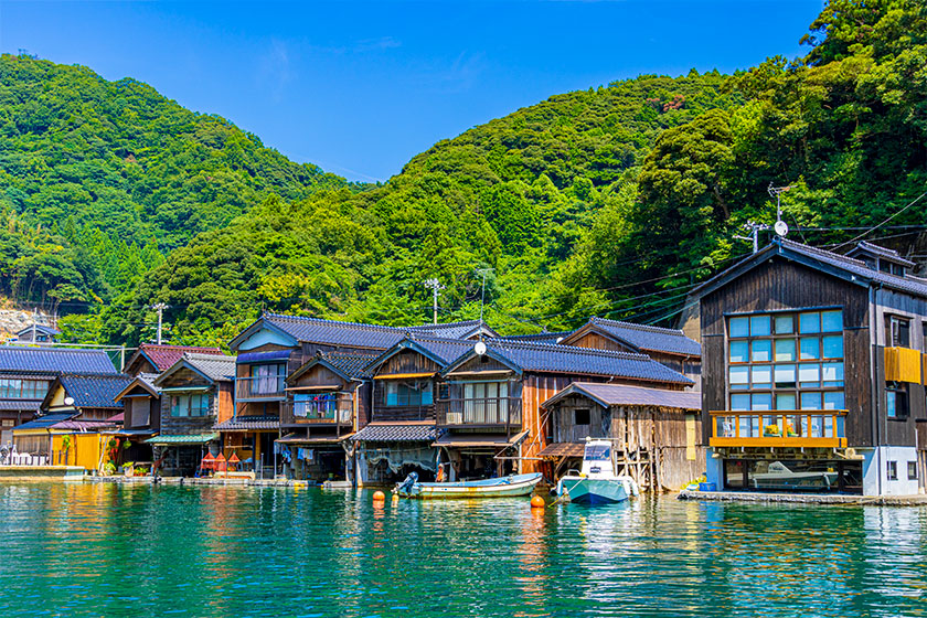 天橋立→<br>伊根(30分)<br>
伊根→<br>綾部(1時間30分)<br>
綾部→<br>京都(1時間30分)