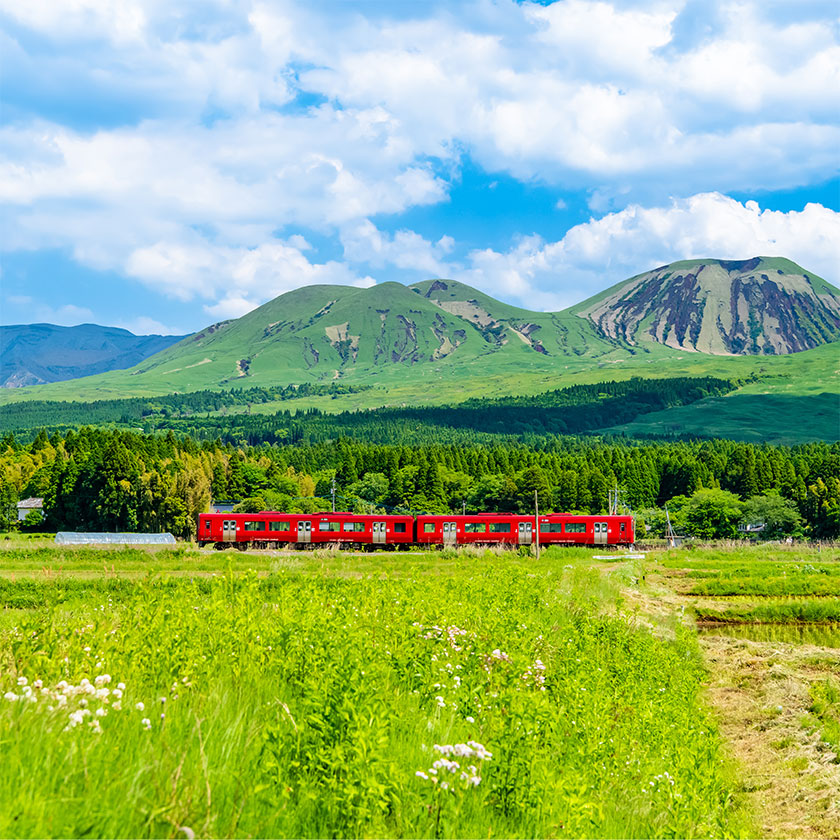 別府 →<br>
阿蘇