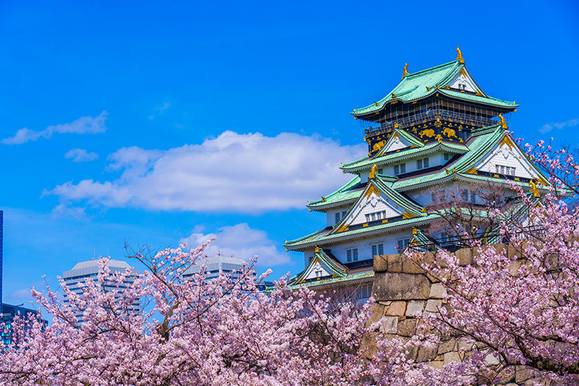 京都 →<br>
大阪