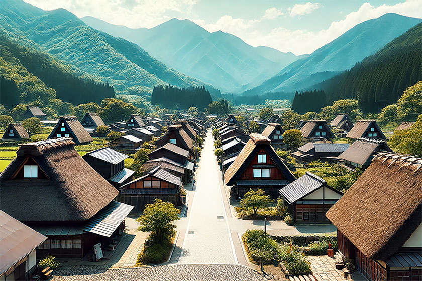 会津 →<br>
大内宿 →<br>
猪苗代 →<br>
東京・郡山